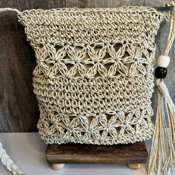 Crossbody Bag Summer Purse Cream Tan Purse New FAST SHIP - Picture 2 of 6